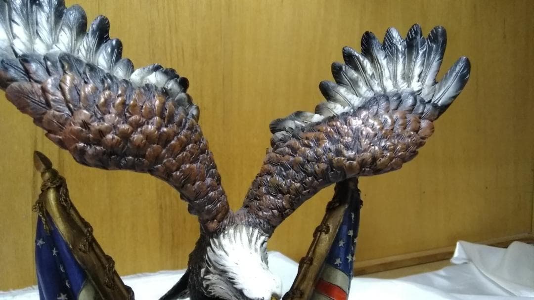 レア　入手困難　置物　USA 　ハゲワシ　A49