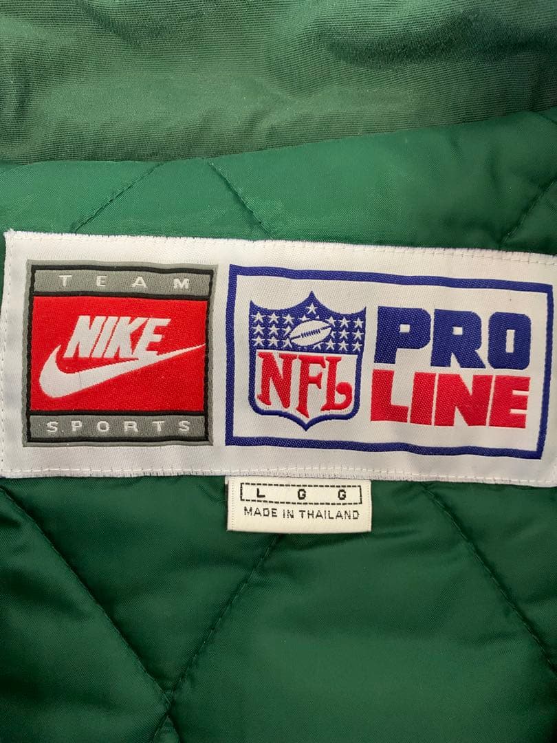 ウォームアップウェア 90s nike NFL Green Bay Packers JKT large