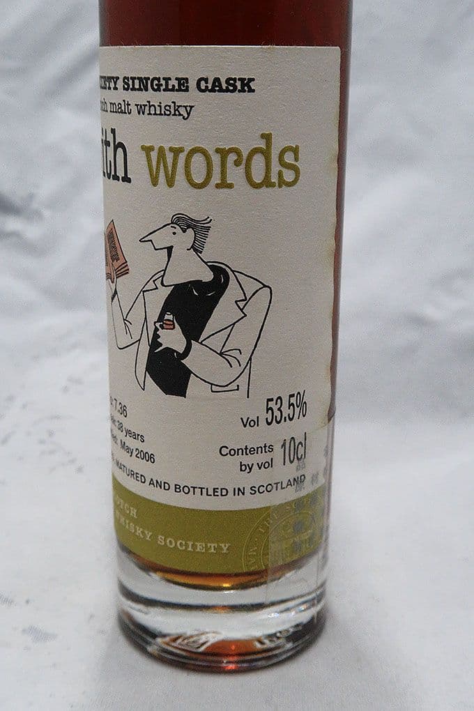 ロングモーン３８年 スコッチモルトウィスキーソサエティ（ＳＭＷＳ）7.36
