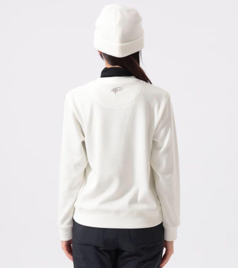 ORANGE LABEL / フェイクファー コンビ プルオーバー．