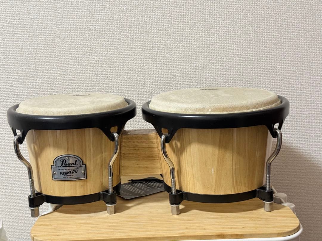 ボンゴ　pearl パール　ツール付き　パーカッション
