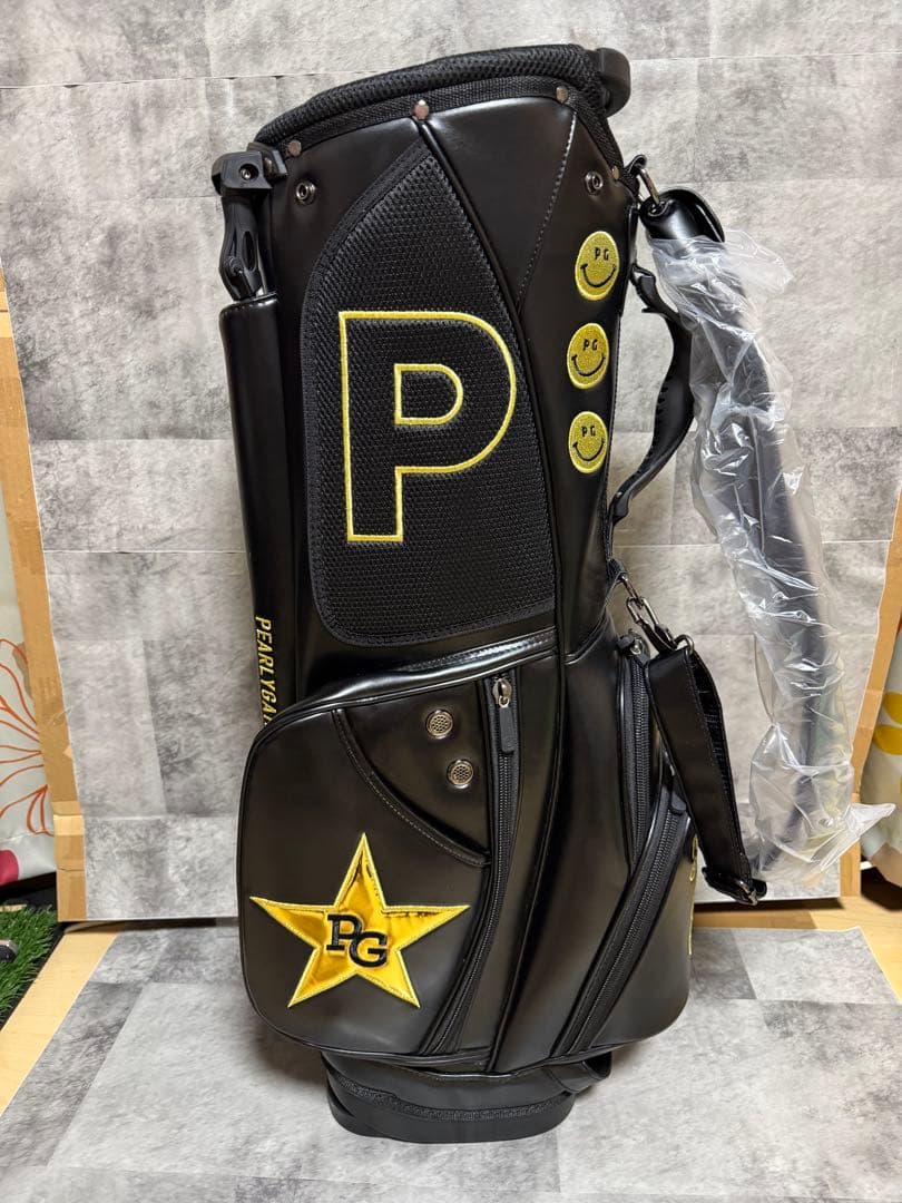PEARLY GATES ゴルフスタンドキャディバッグ　ヘッドカバー付き
