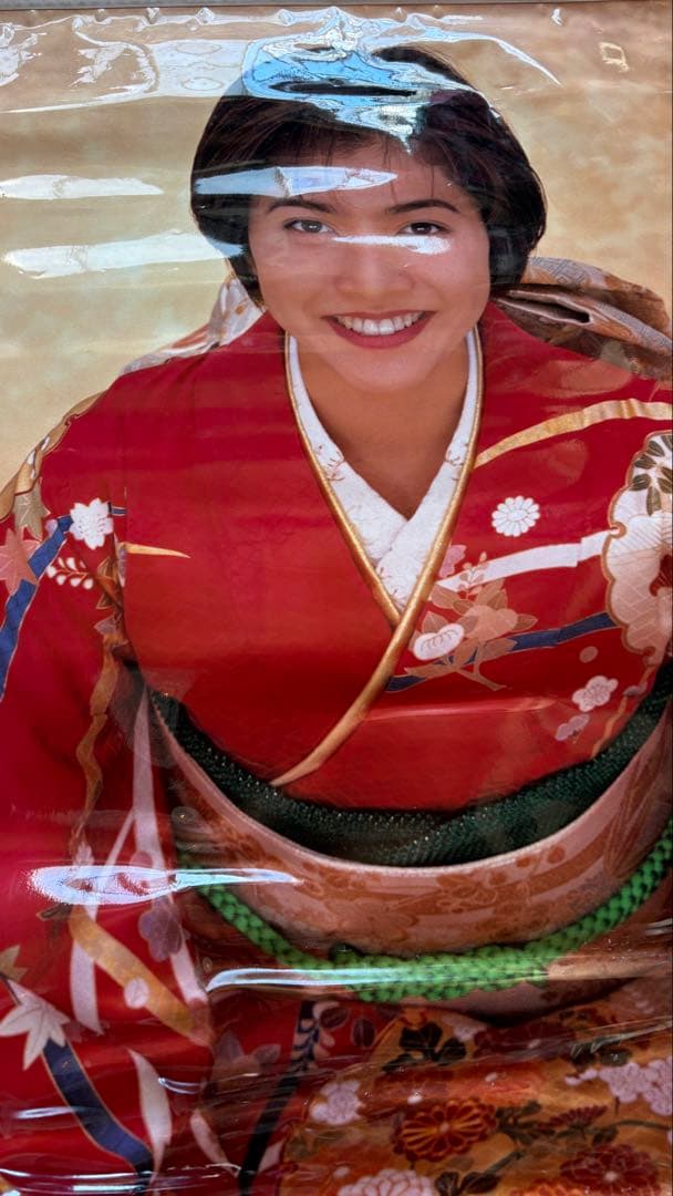 希少 内田有紀 非売品 ロッテリア タペストリー 1996 当時物 レトロ