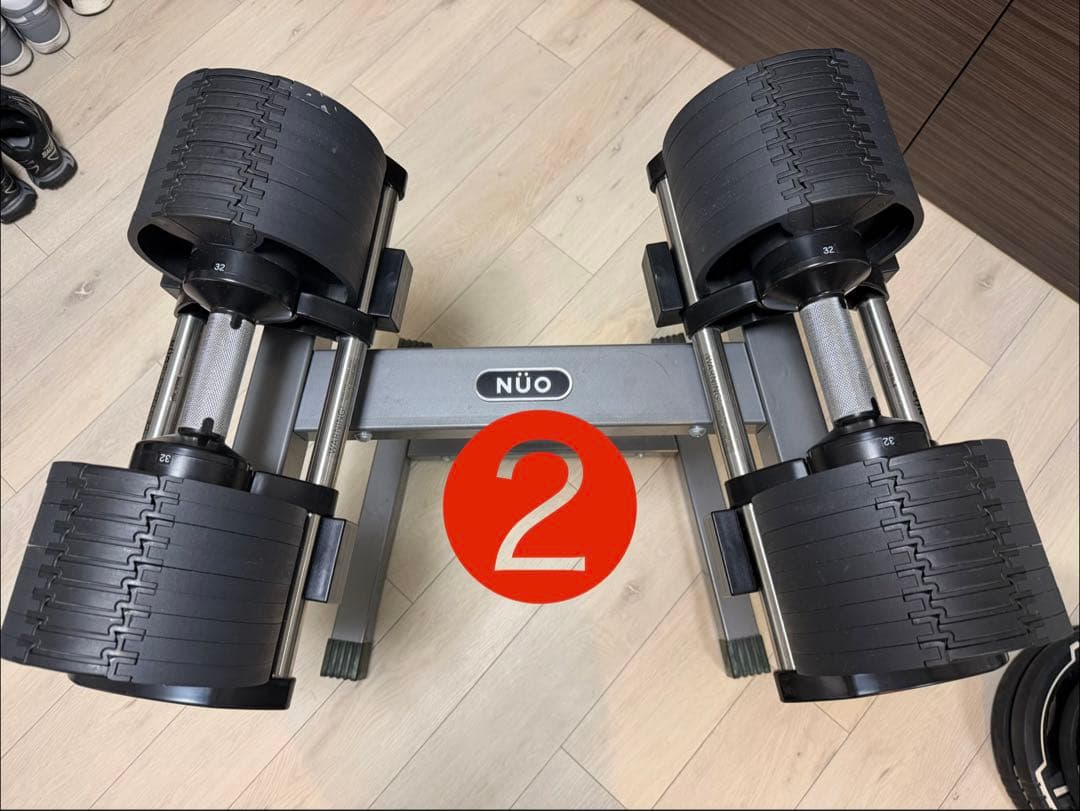 みずき②　フレックスベル32kg 4kg刻み両手セット&専用スタンド付き