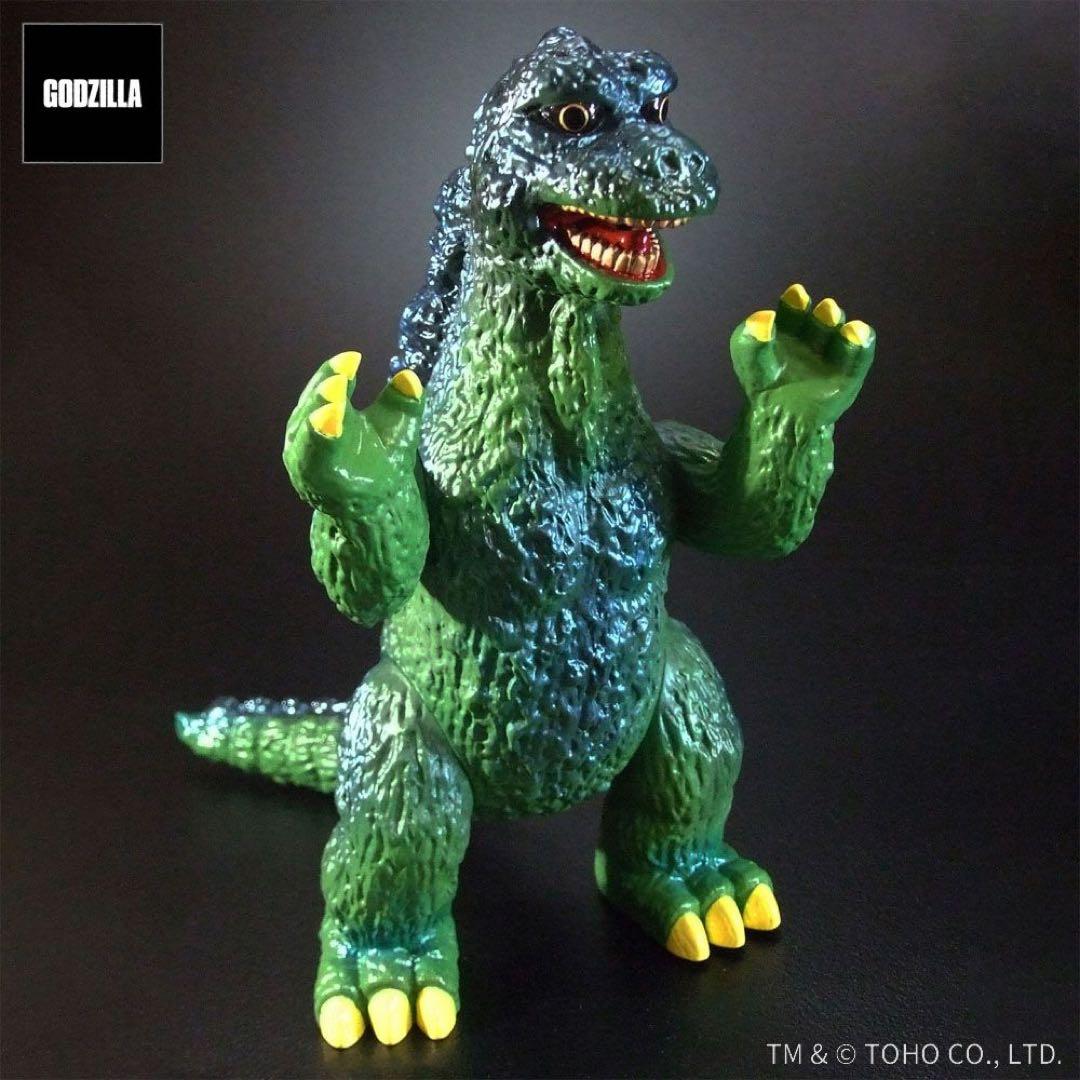 H*y様 グレートザウルス　ゴジラ ソフビ　レトログリーン