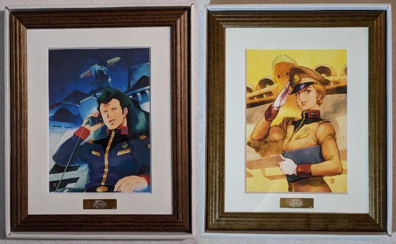 ガンダム(ブライト＆マチルダ)　バンダイナムコ・アートコレクション　2枚セット