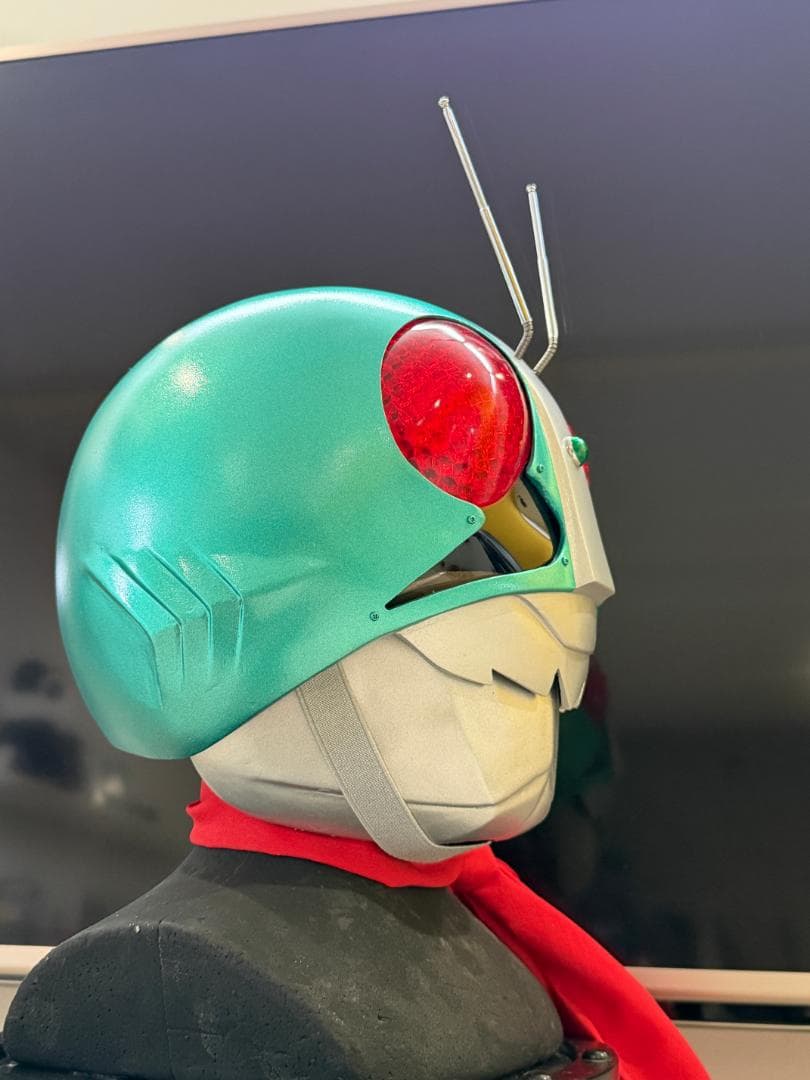 仮面ライダー新1号　1/1　マスク　レプリカ　アトラク　コスプレ　FRP製