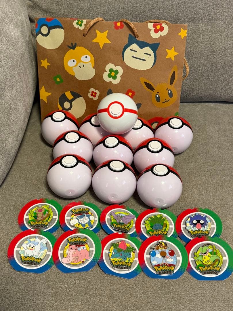 【限定品】ポケパークカントー　ビンズセット　プレミアボール付き