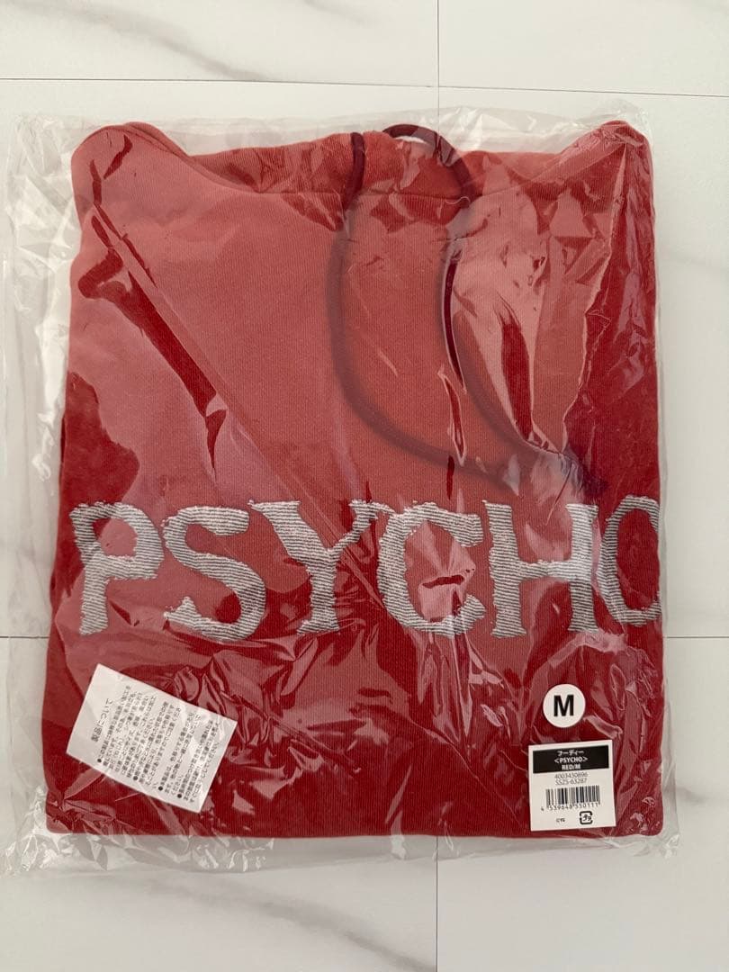 公式 ベビモン PSYCHO サイコ フーディー パーカー 赤 M