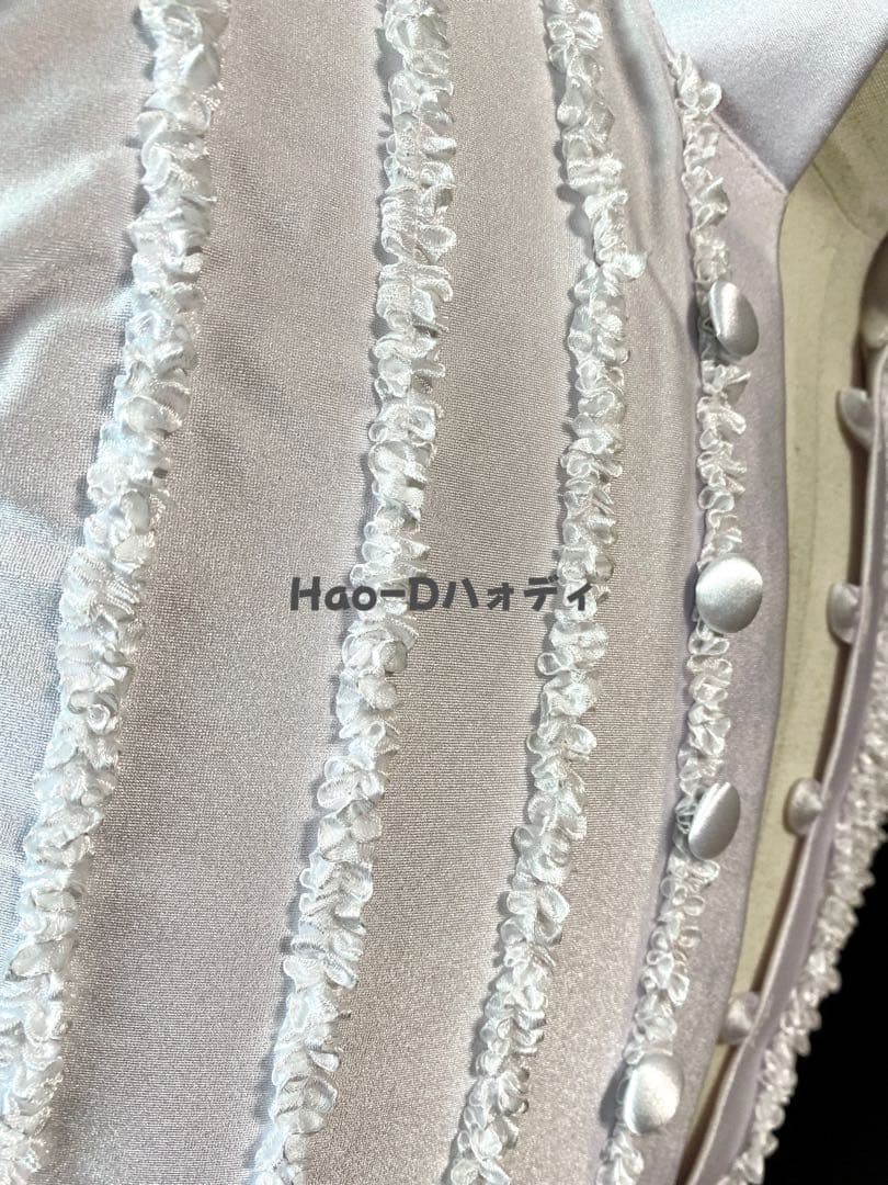 社交ダンス★新品★メンズシャツ★ラテン★立体フリル★白M★