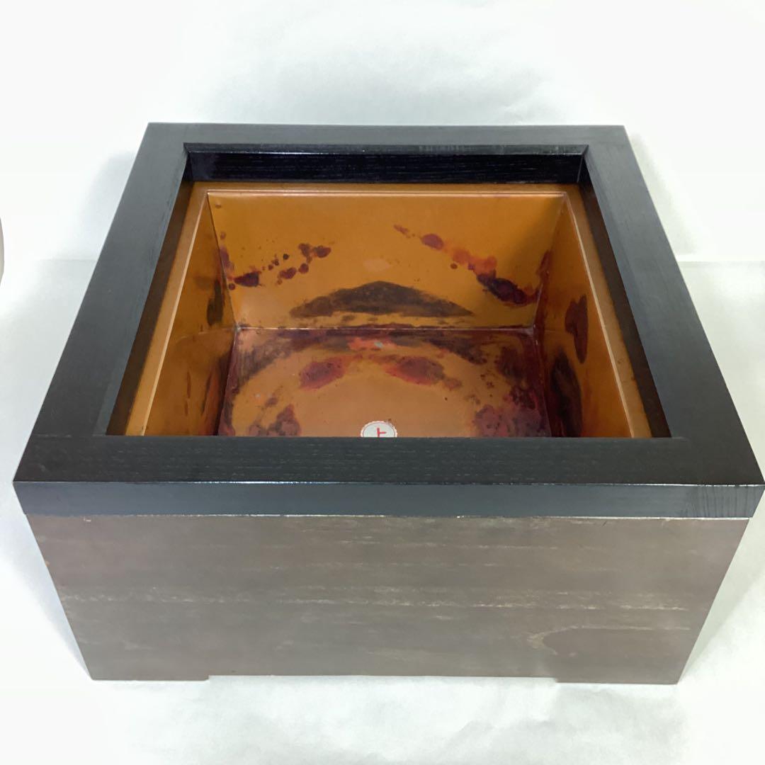 置炉 桑 紙箱入 茶道具 古物品