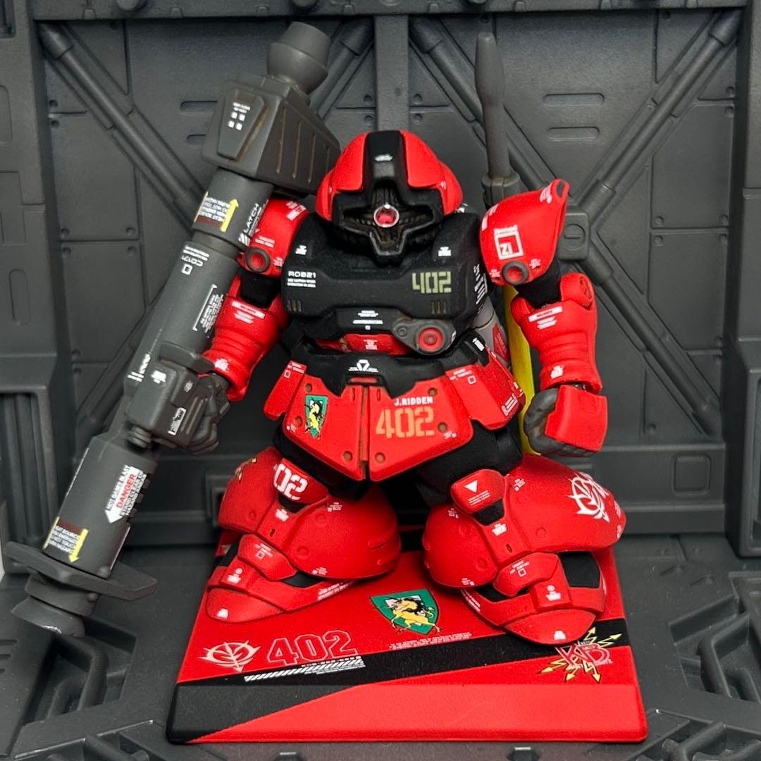 ゆ*き様 ガンダムコンバージ塗装　ジョニーライデン専用リックドムⅡ