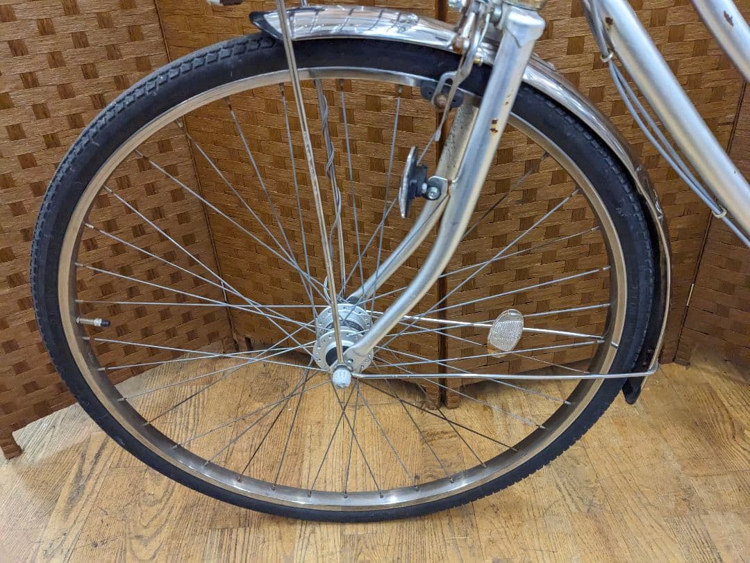 U055　普通自転車　27インチ　ブリヂストン　LEDオートライト 内装3段変速