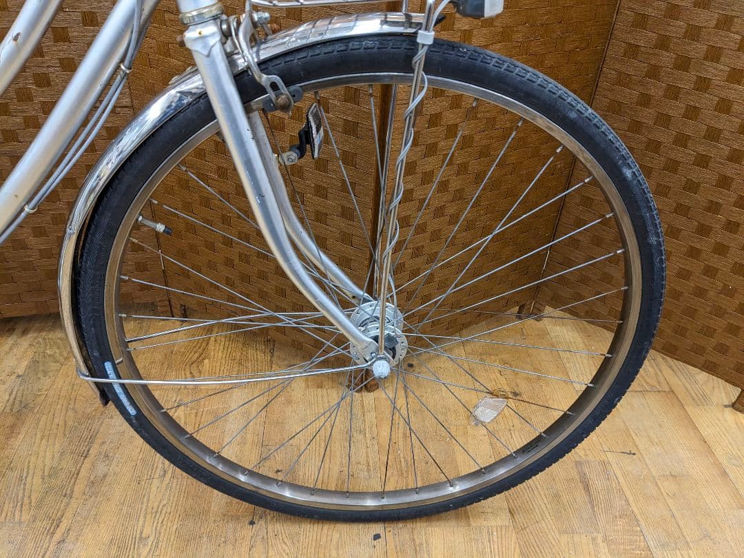 U055　普通自転車　27インチ　ブリヂストン　LEDオートライト 内装3段変速