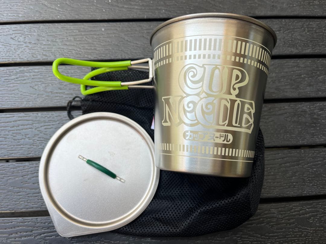 peak × 日清カップヌードル チタン製クッカー