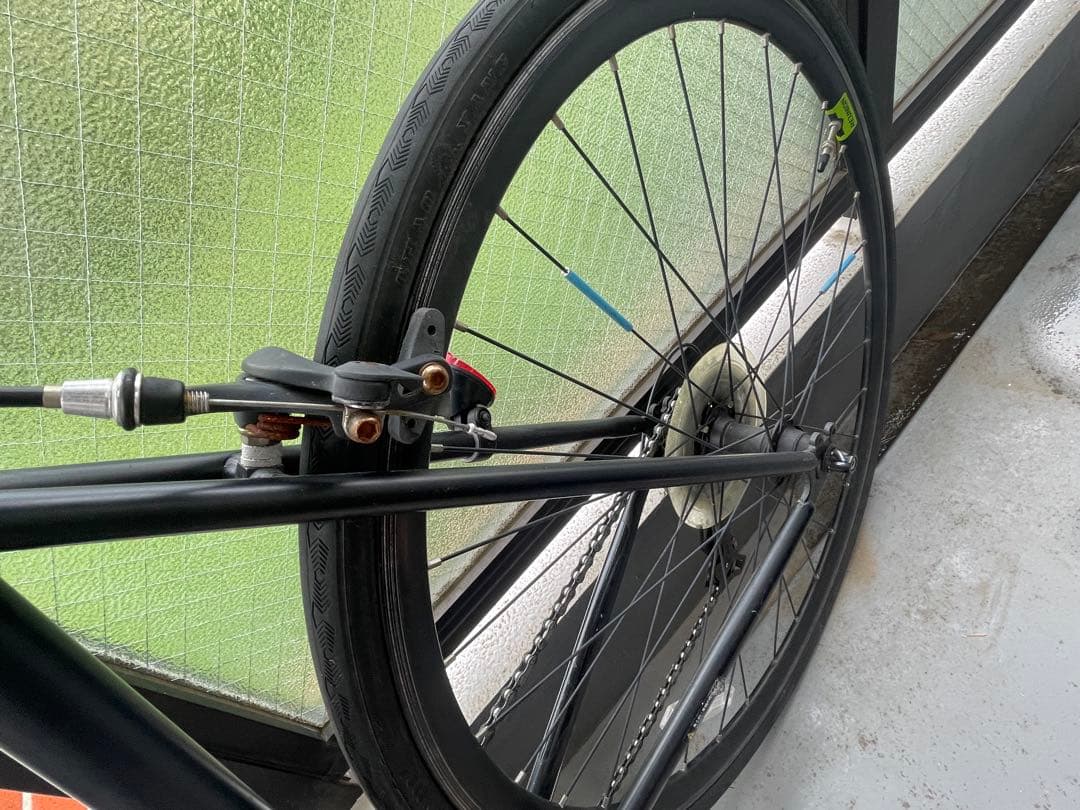 引き取り/着払 新百合ヶ丘駅周辺 REUNION クロスバイク 黒