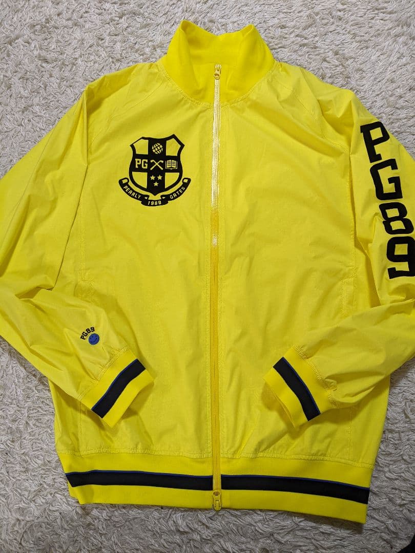 パーリーゲイツ PEARY GATES ナイロンジャケット イエロー フルジップ