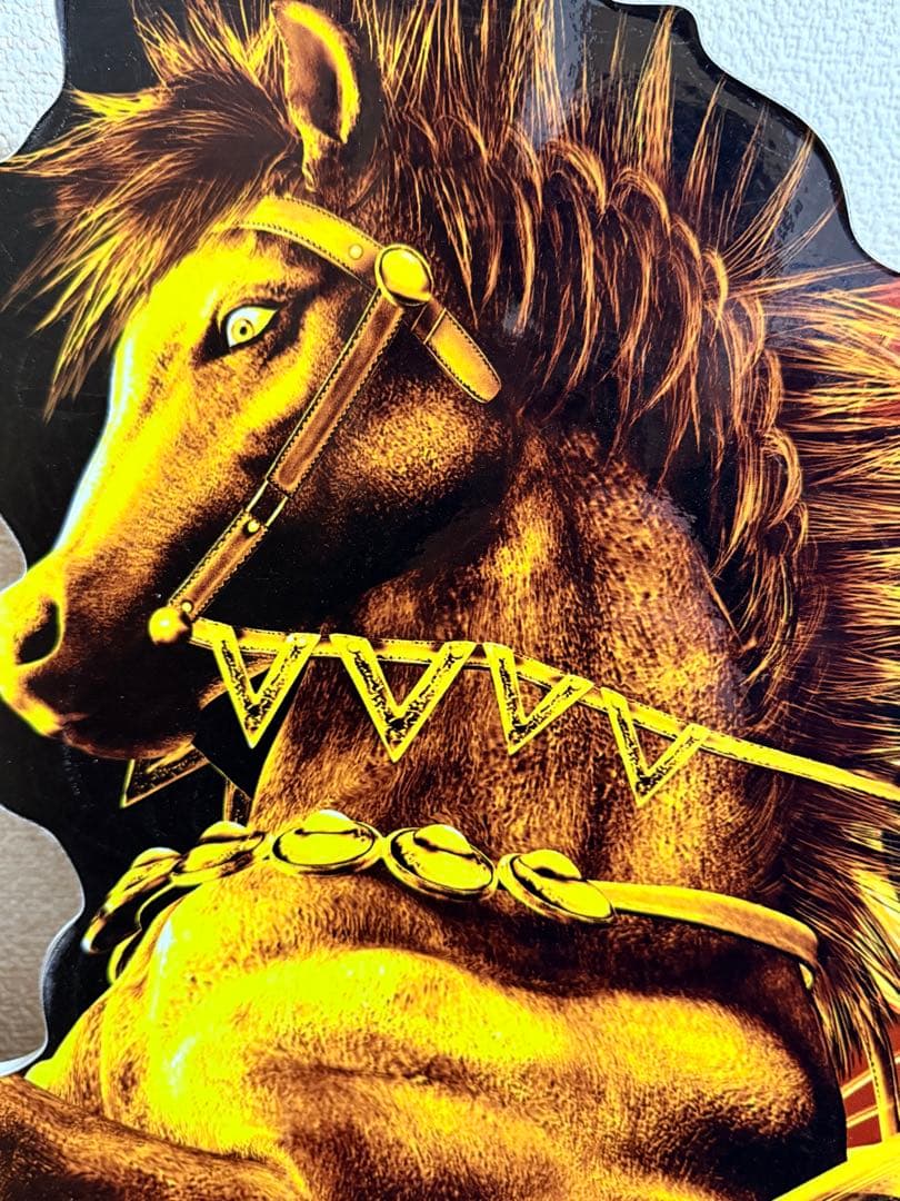 パチンコ・パチスロ　Ｐ北斗の拳 暴凶星 特大両面パネル 黄金馬 ビッグサイズ