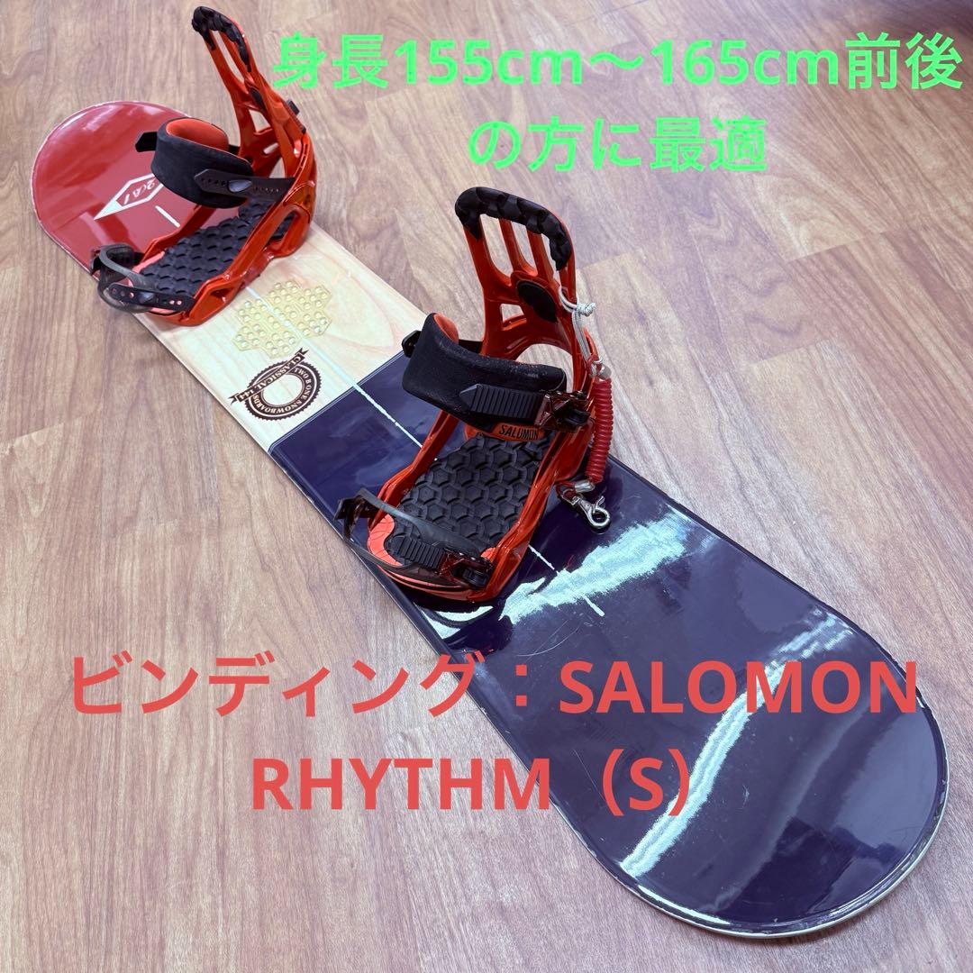 【良品】Salomonビンディング付 スノーボードセット 144cm Sサイズ