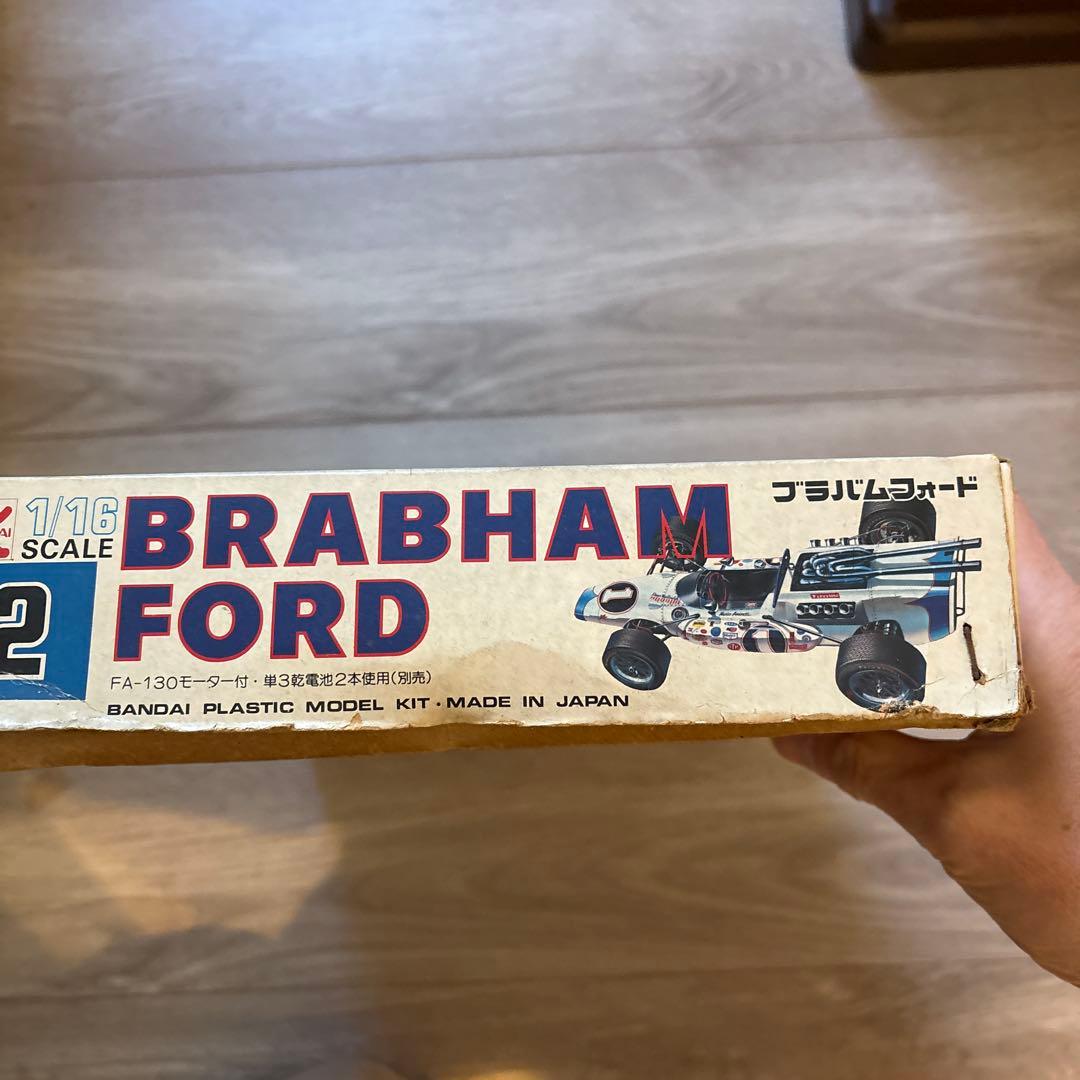超貴重！バンダイのプラモデル！モーター付き！BRABHAM FORD 1/16