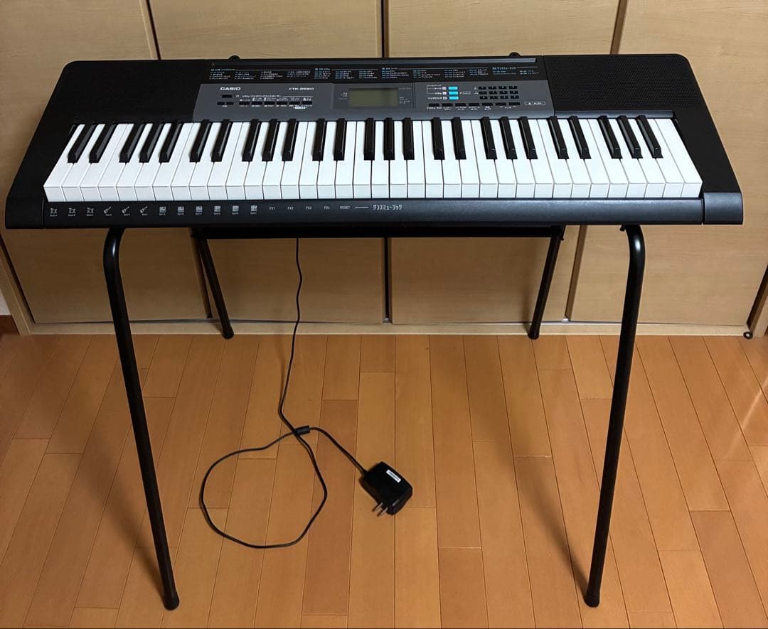 CASIO CTK-2550 61鍵盤 電子ピアノ