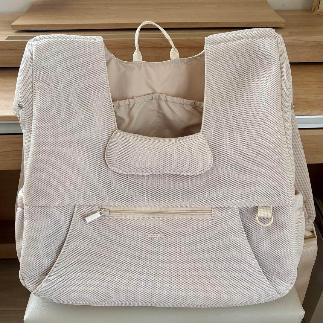 moncheri モンシェリメッシュフロントリュック ホワイトS