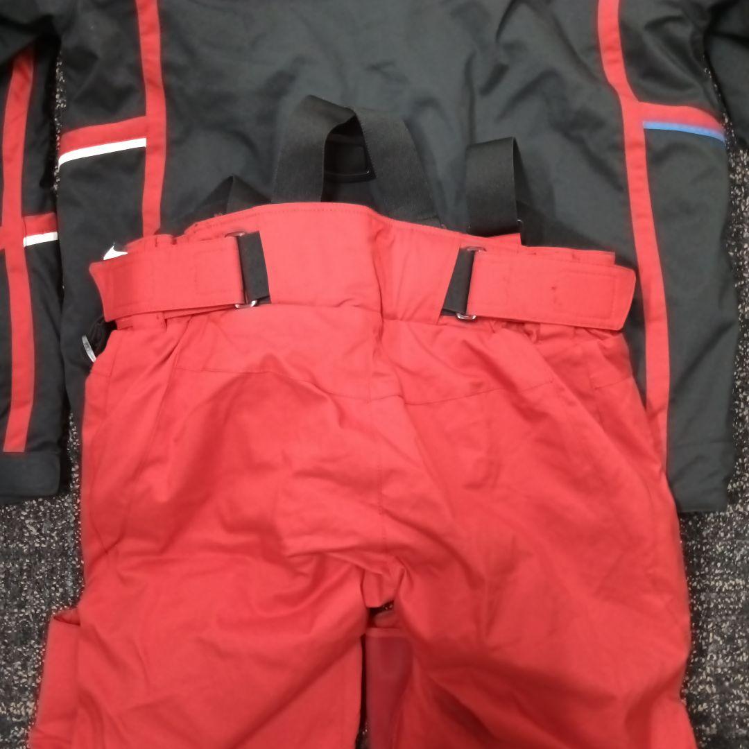 FABRICE スキーウェア 黒赤 2点セット