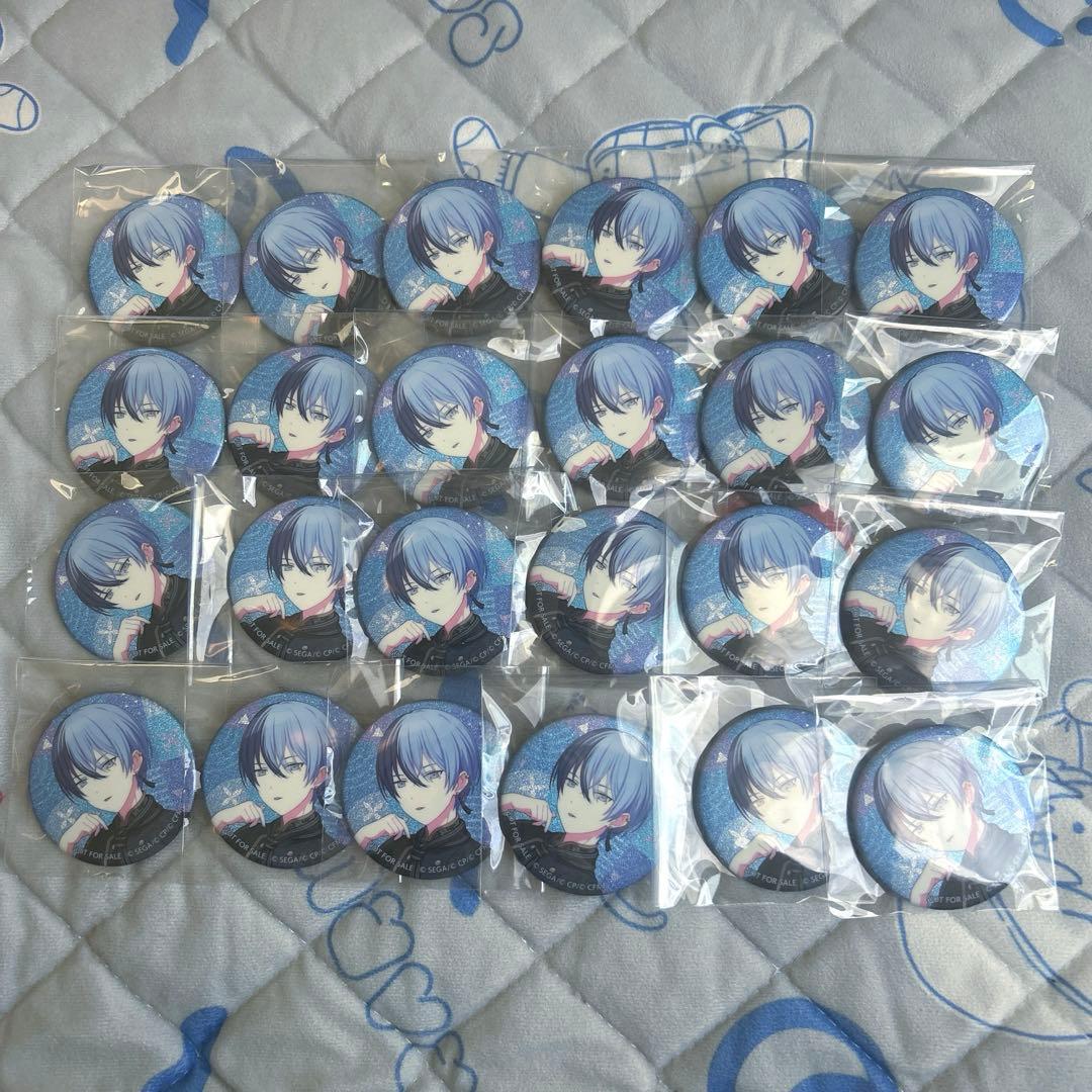 プロセカ 青柳冬弥 グリッター缶バッジ グリ缶 特典 37B 24点