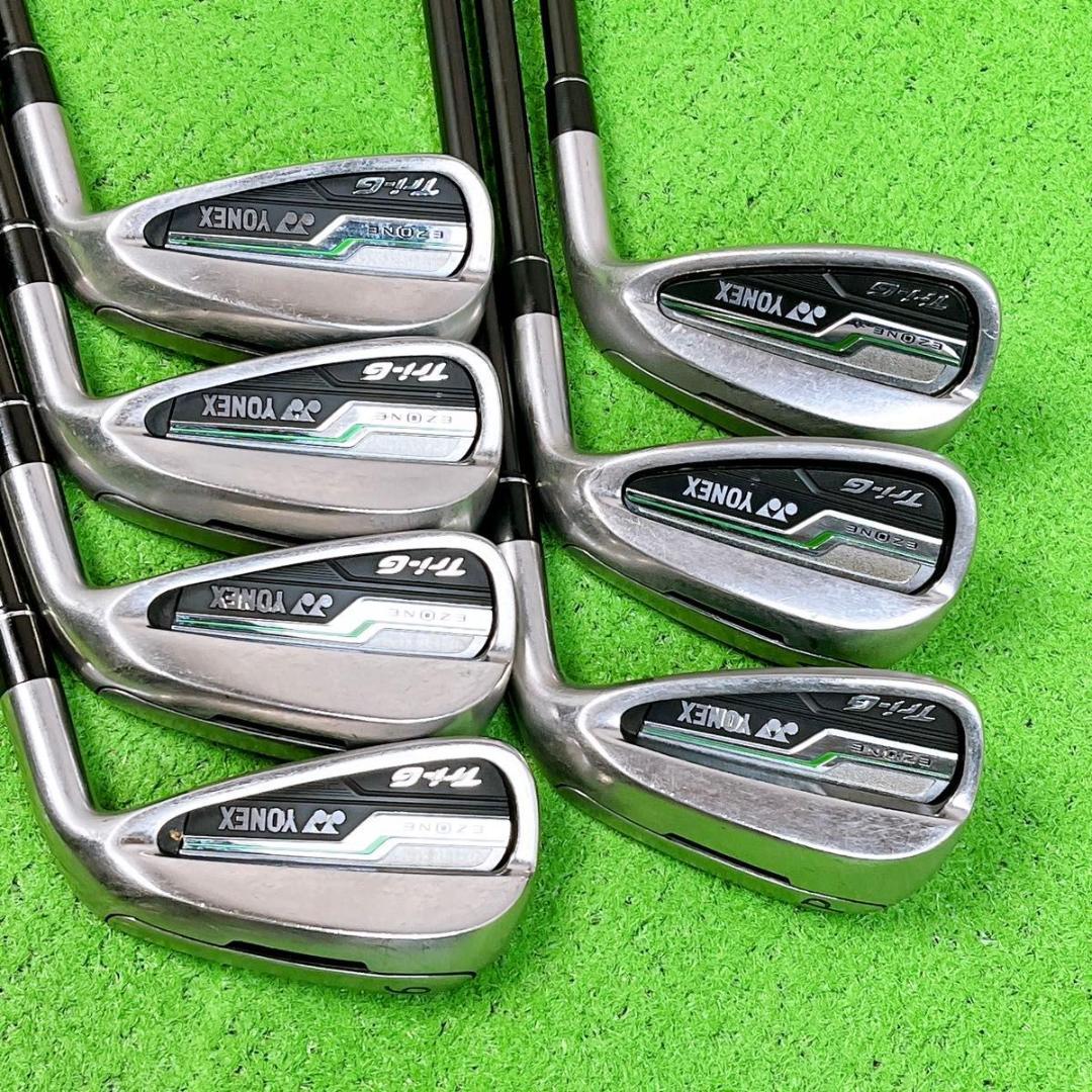 良品 ヨネックス イーゾーン Tri-G アイアンセット 右打ち7本 メンズ