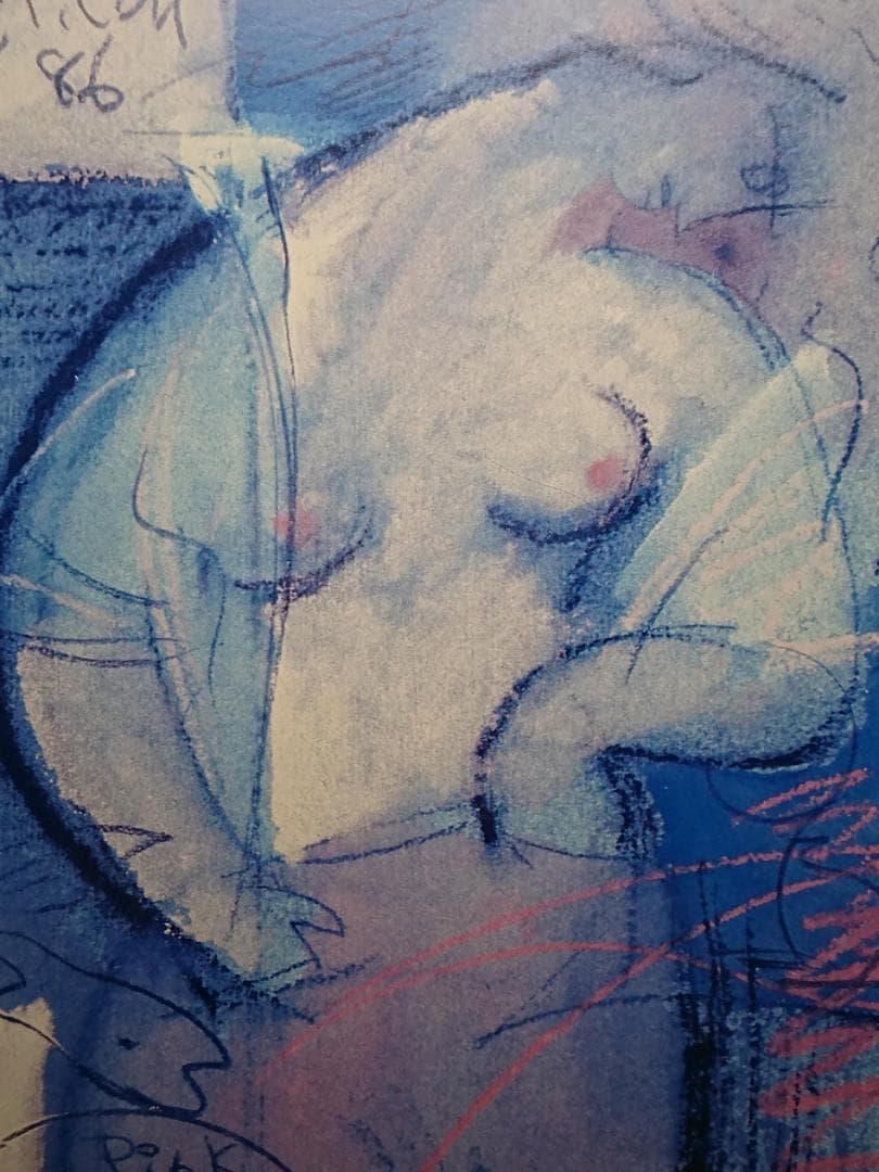 アート　版画　抽象版画　現代美術　置物　インテリア　工芸品　美術品　A1435