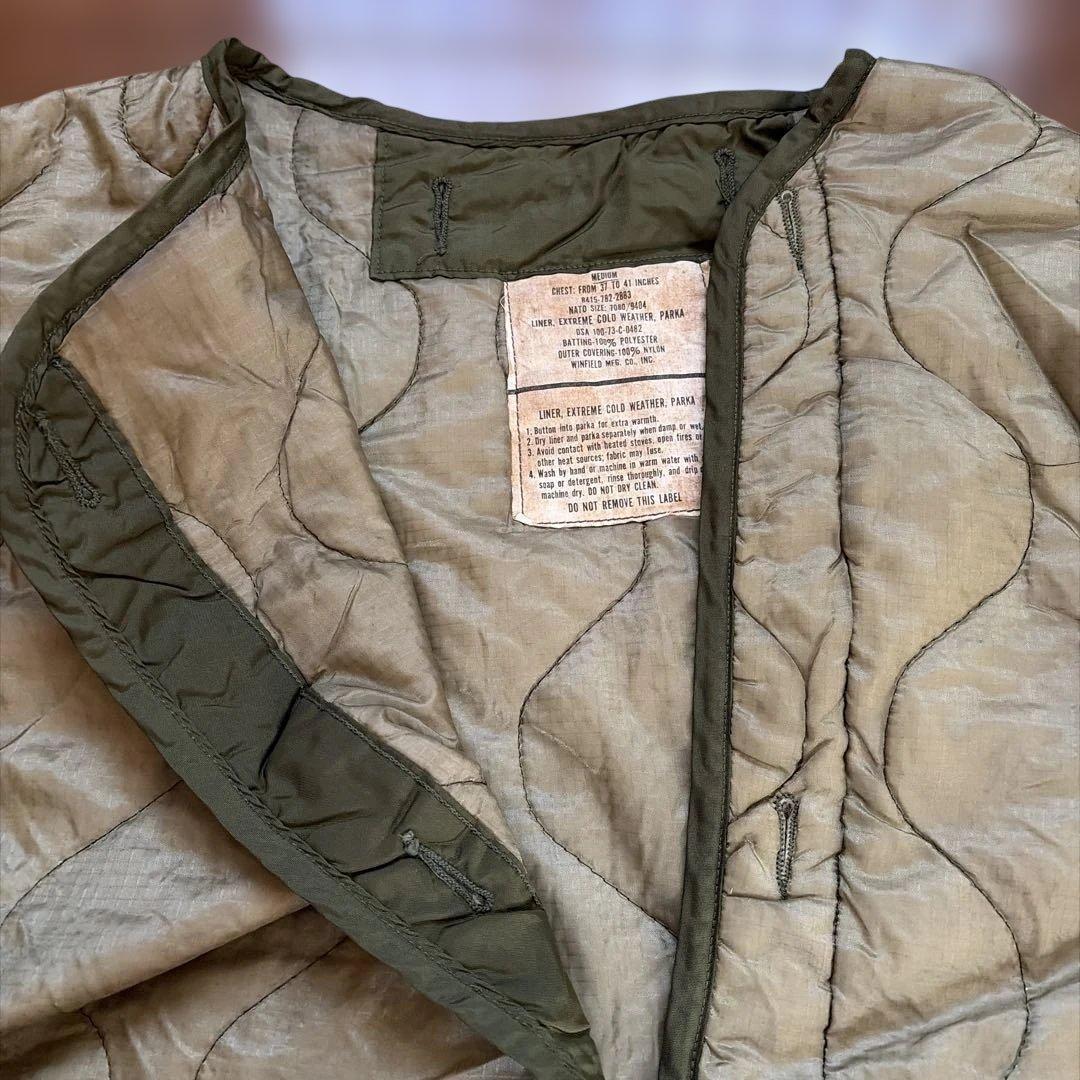 【実物】米軍M-65 モッズコート用ライナーUSED 極寒用パーカライナー