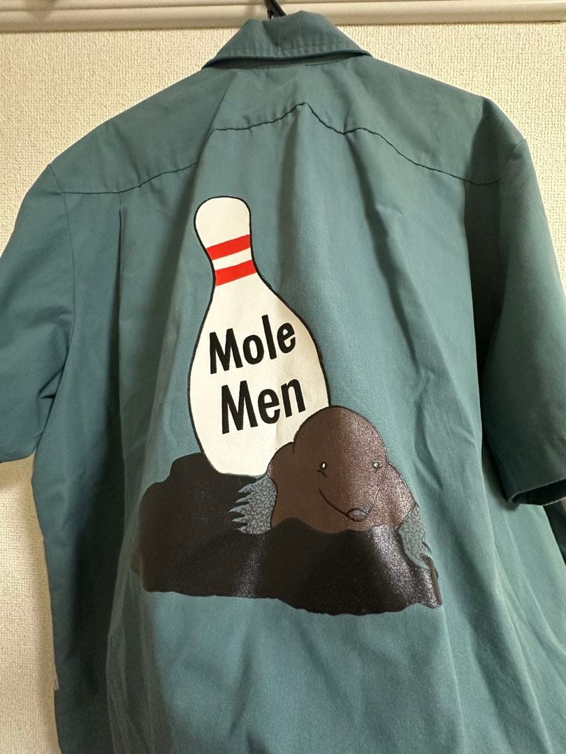 XL 古着 ヒルトン 半袖 ボウリング シャツ メンズ 00年代 グリーン
