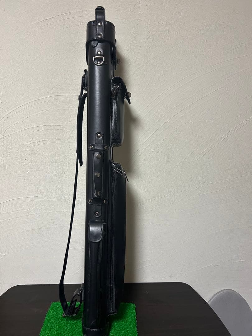 mezz メッズ　ビリヤードキューケース ブラック　革