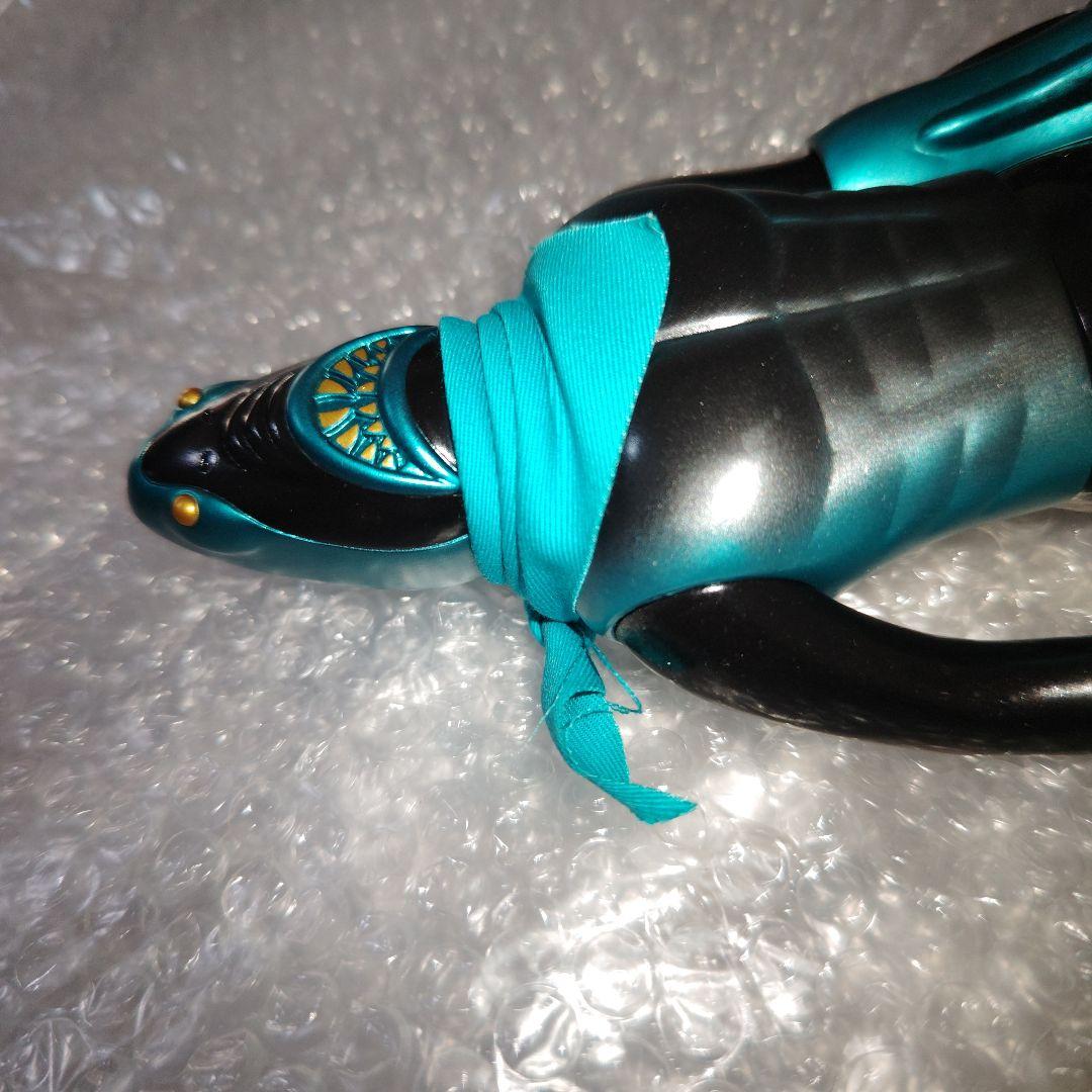 パンクドランカーズ　鮫人　ソフビ　黒/緑