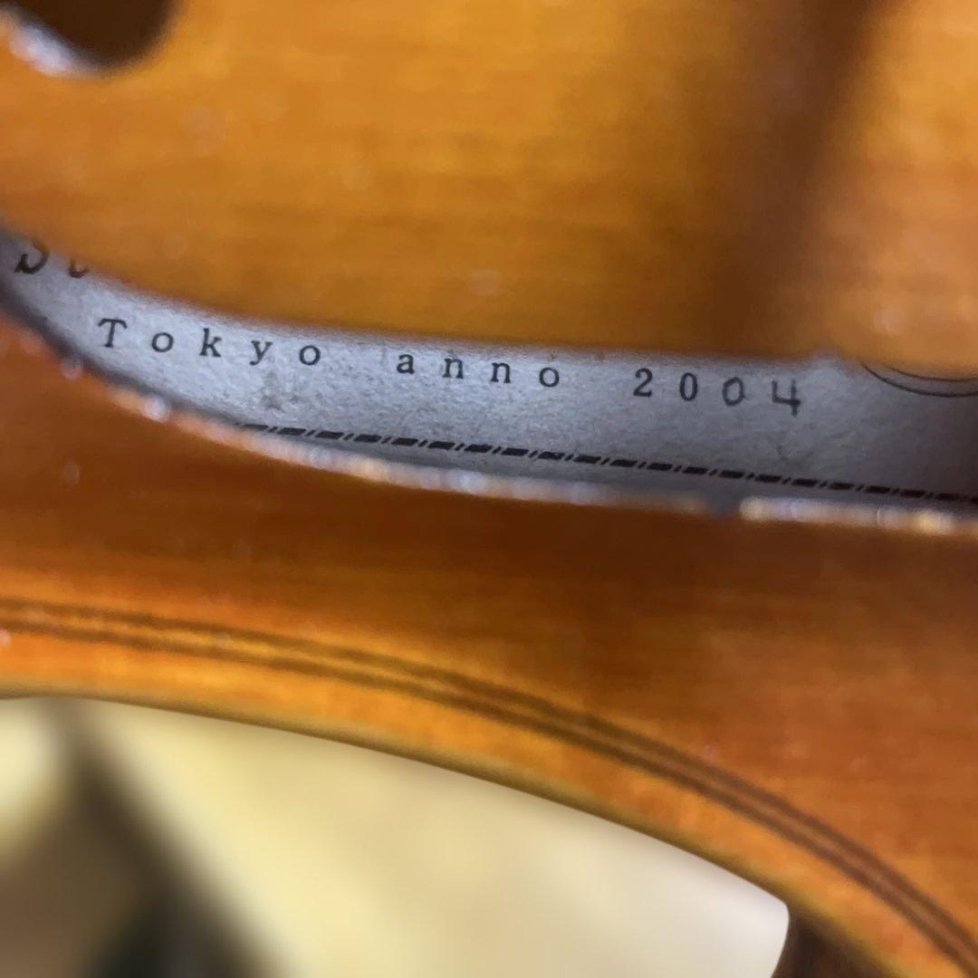 著名作家Setsuo Arai氏製作バイオリン 4/4サイズ 高級弓、ケース付