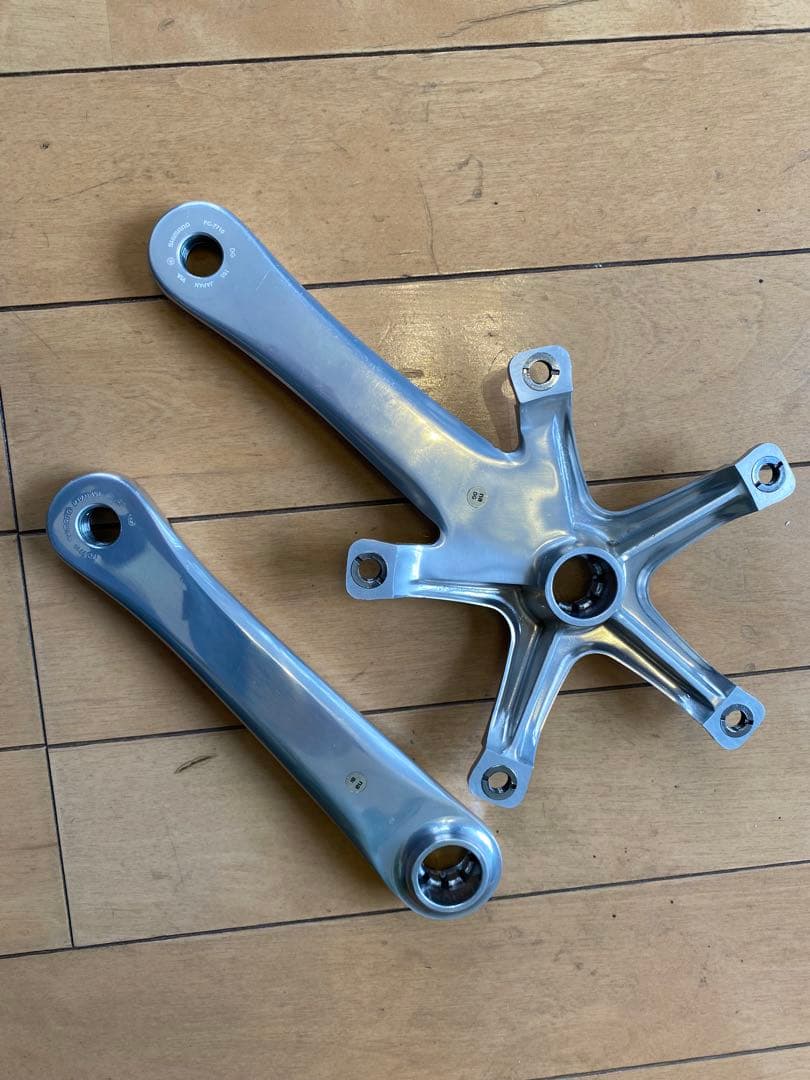 njs Dura-Ace 165mm ピストクランクセット BB.チェーンリング