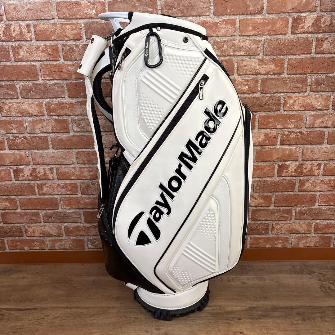 ‼️テーラーメイド エナメル キャディバック 9.5型 ホワイト×ブラック‼️