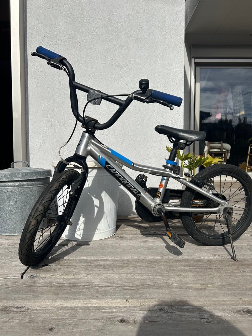 Cannondale キッズバイク シルバー/ブルー　16