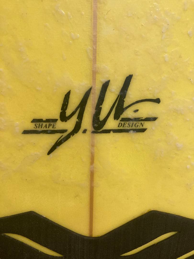 yuサーフボード 6'0フィン付き
