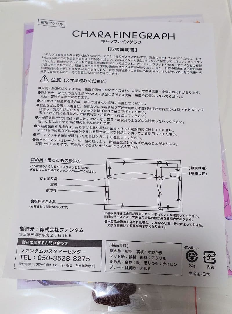 ネコぱら A4キャラファイングラフ　メロンブックス 有償特典