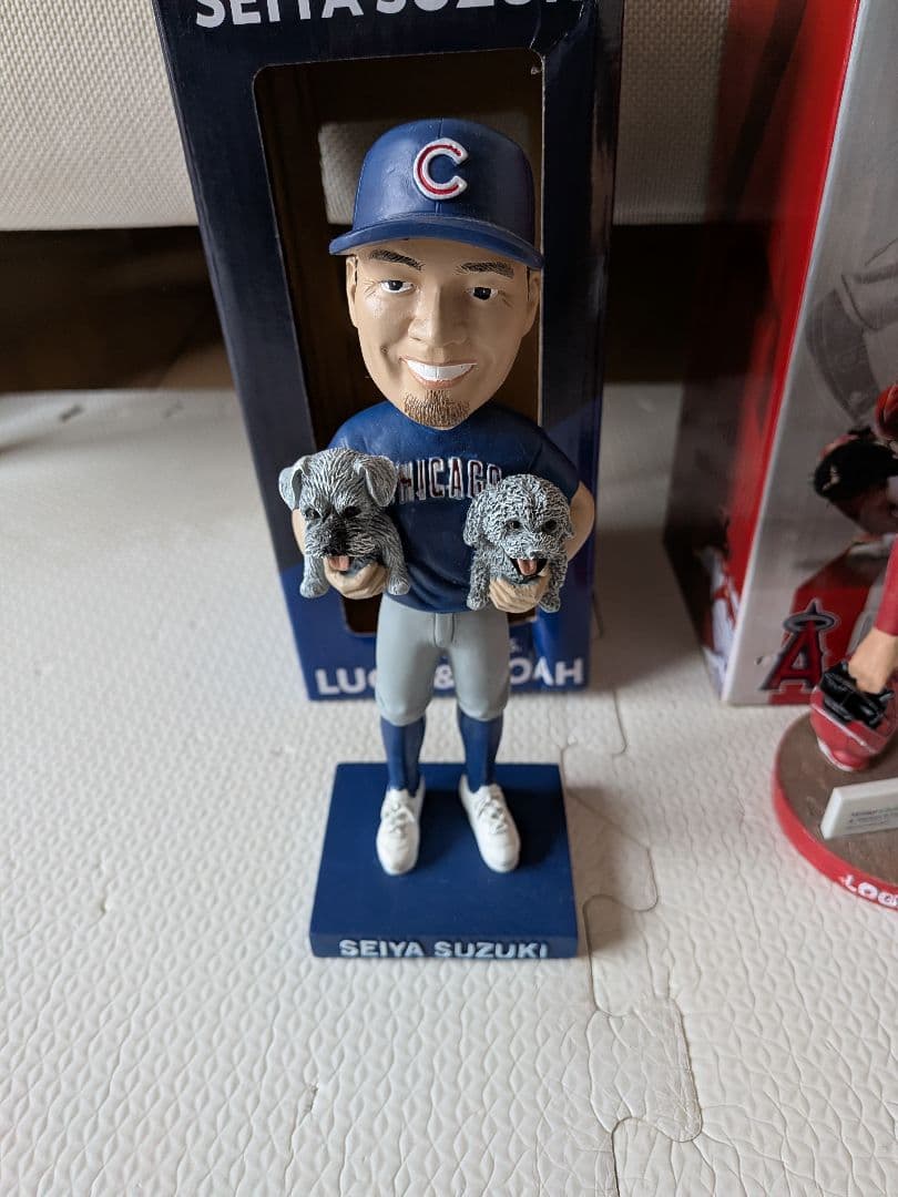 ダルビッシュ　2014 奪三振王達成記念　ボブルヘッド　鈴木誠也　オホッピー