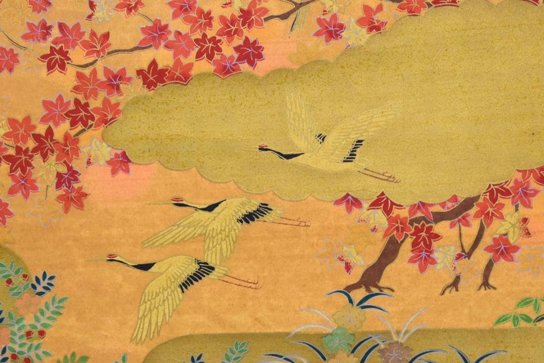 【複製】作者不詳/花鳥図/横物/工芸品/掛軸/名家伝来/AA-549