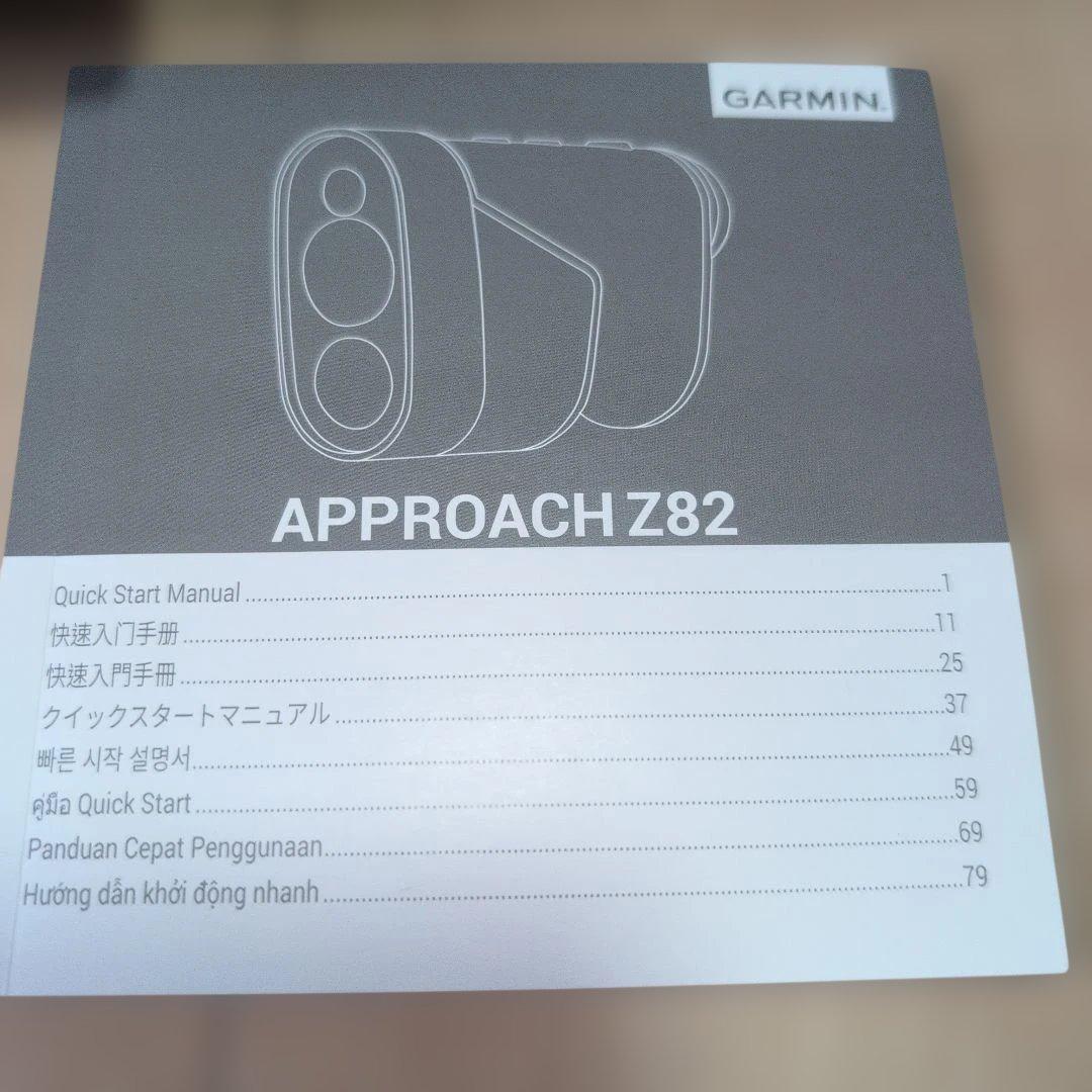 SHIN　Garmin Approach Z82 ゴルフ用距離計