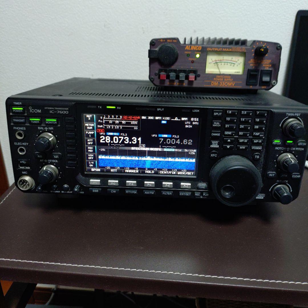 ICOM IC-7600 トランシーバー ALINCO DM-330MV