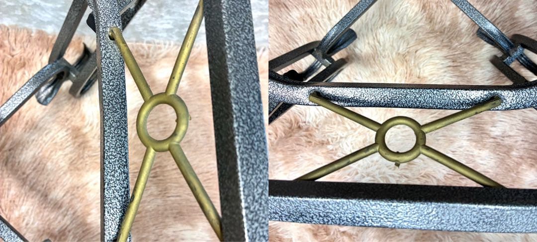 ネコ脚 ガラストップテーブル アンティーク ビンテージ