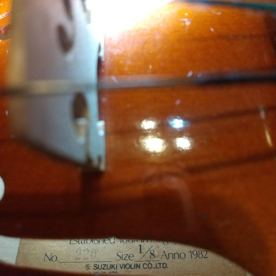 美品！Suzuki 1/8 分数バイオリン No220 1982年製