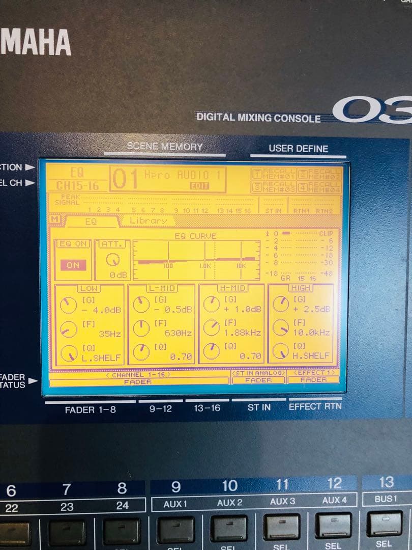 YAMAHA O3D デジタルミキサー