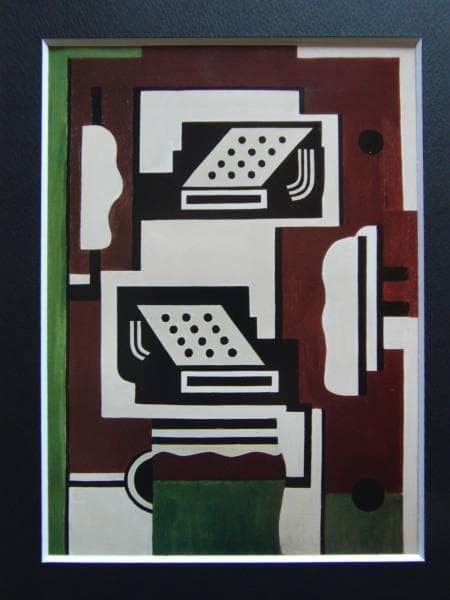 LEGER、ECRIRE、希少画集画、新品高級額、額装付、状態良好、油彩 風景