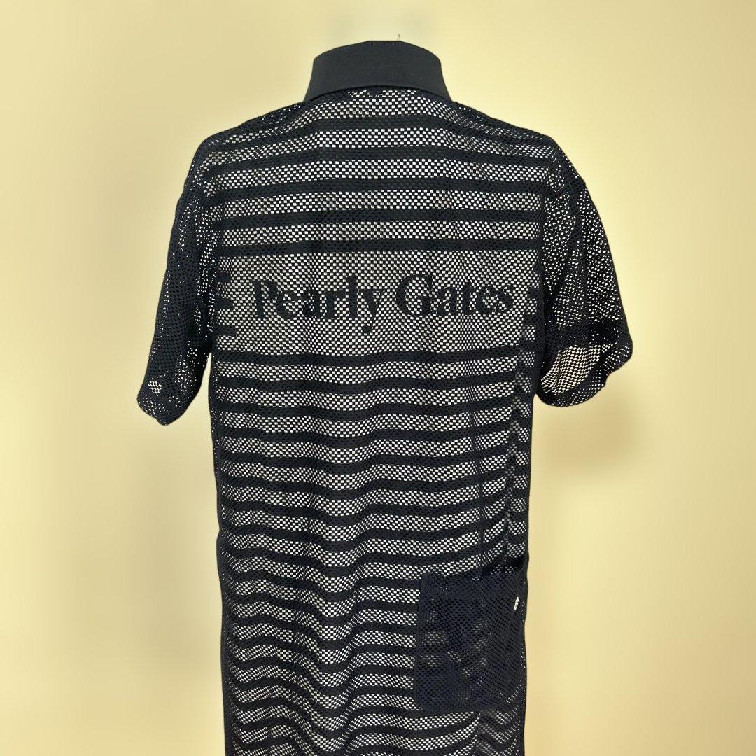 ★新品タグ付き PEARLY GATES メッシュワンピース ネイビー★