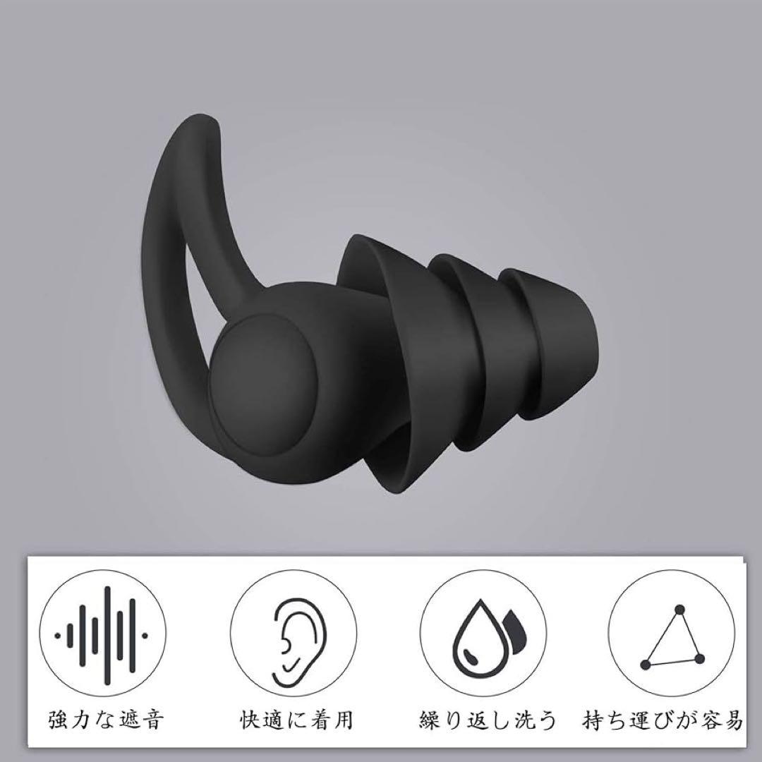 プラスチック 耳栓 睡眠用 安眠 完全防音 遮音値40dB 飛行機 仕事 勉強